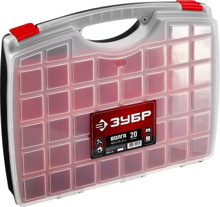 Органайзер "ВОЛГА-20" со съемными лотками, ЗУБР 38034-20 купить в Губкинске