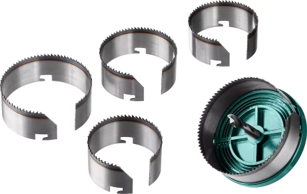 Пила сегментная наборная KRAFTOOL по дереву, 5 полотен: 68-74-80-90-100x32 мм 29584-H5-32 купить в Губкинске