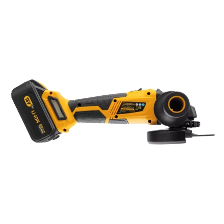 Машина углошлифовальная аккумуляторная бесщет. Denzel BLG-IB-18-125-4 27005, Li-ion, 18 В купить в Губкинске