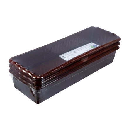 Поддон для рассады 470х166х82 мм, пластиковый, 3 шт, под 12 горшочков 250 мл. Palisad 643443 купить в Губкинске