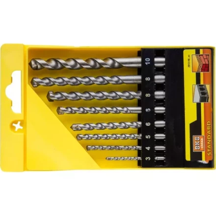 Набор STAYER Сверла &quot;STANDARD&quot; по бетону, 3, 4, 5, 6, 6, 8, 8,10мм, 8шт 2912-H8_z01 купить в Губкинске