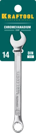Ключи комбинированные KRAFTOOL, Cr-V, DIN 3113 27079-14 купить в Губкинске