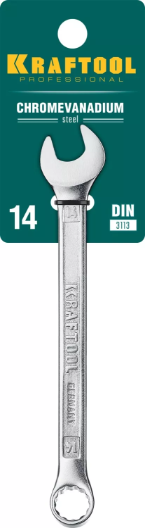 Ключи комбинированные KRAFTOOL, Cr-V, DIN 3113 27079-14 купить в Губкинске