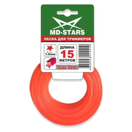 Леска для триммера STAR LINE (звездочка) 3,3MMX15M купить в Губкинске