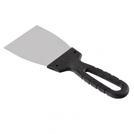 Шпательная лопатка из нержавеющей стали 80 мм пластмассовая ручка Россия 85134 купить в Губкинске