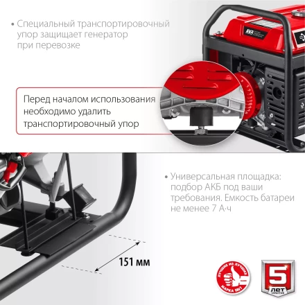 ЗУБР 2800 Вт, бензиновый генератор с электростартером (СБ-2800Е) купить в Губкинске