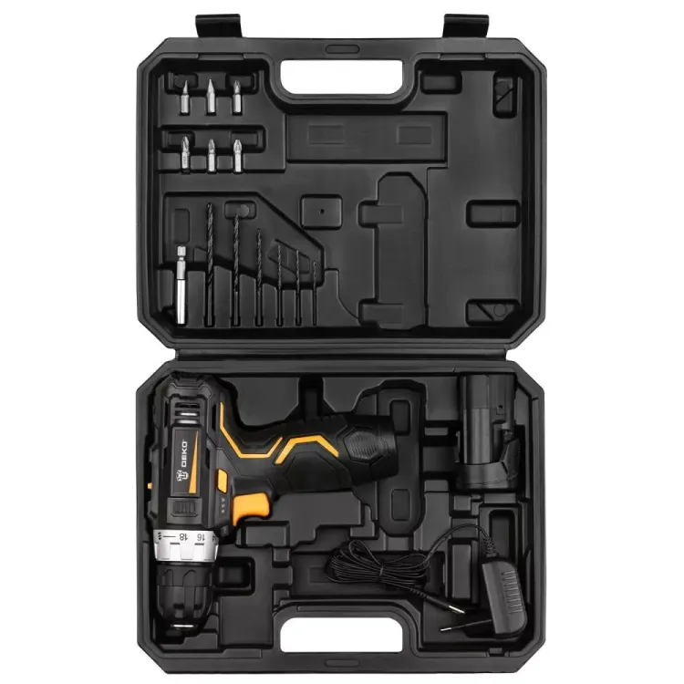 Дрель аккумуляторная в наборе DEKO GCD12DU3 SET4, 063-4140 купить в Губкинске