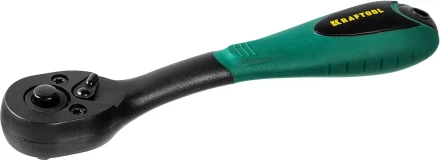 Трещотка для торцовых головок KRAFTOOL &quot;EXPERT&quot;, Сr-V сталь, 72 зубца, пластиковое покрытие, 1/4&quot; 27796-1/4_z02 купить в Губкинске