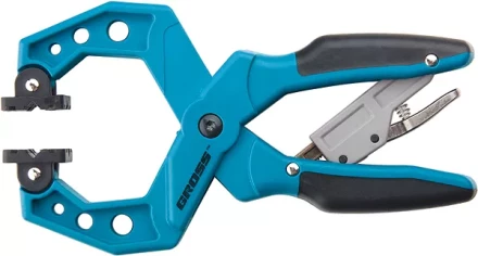 Струбцина клещеобразная, пластиковый корпус, храповый механизм жесткой фиксации, 4&quot;/100 мм GROSS 20805 купить в Губкинске