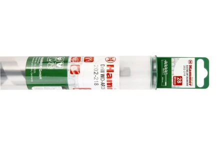 Сверло по дереву HAMMER Ф28х460мм (DR WD AR 28мм*460/370мм) купить в Губкинске