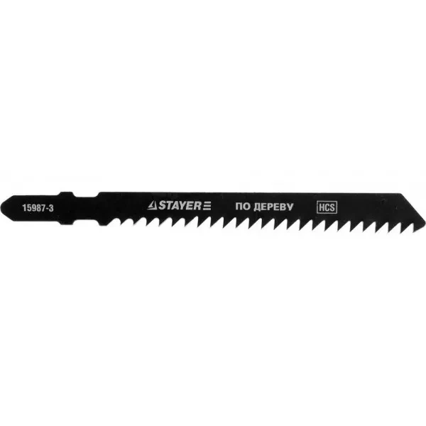Полотна STAYER "PROFI", T111C, для эл/лобзика, HCS, по дереву, ДВП, ДСП, EU-хвост., шаг 3мм, 75мм, 2шт 15987-3_z01 купить в Губкинске