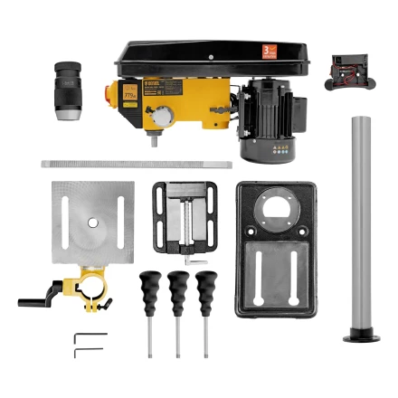 Станок сверлильный DDM-550L, 550 Вт, 16 мм, 12 ск., лазер, настольный// Denzel 95322 купить в Губкинске