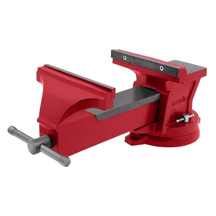 Тиски слесарные 200 мм поворотные с наковальней Matrix купить в Губкинске