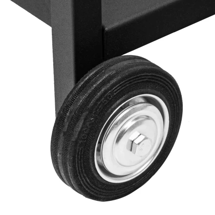 Мангал сварной на колесах, 662 х 390 х 152/805 мм, сталь 2 мм, кочерга в комплекте, Camping Palisad 69669 купить в Губкинске