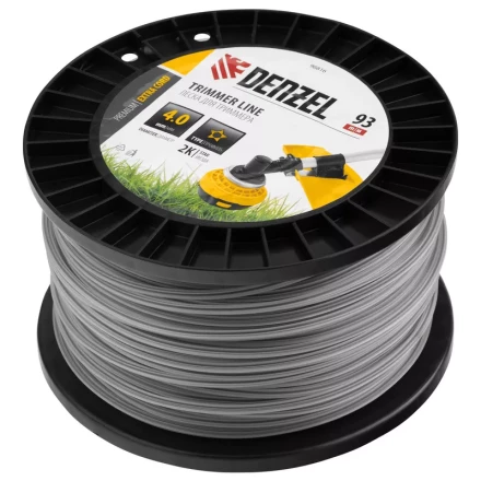 Леска для триммера двухкомпонентная звезда, 4,0мм х 93м, на DIN катушке EXTRA CORD// Denzel 96816 купить в Губкинске