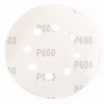 Круг абразивный на ворсовой подложке под липучку перфорированный P 600 125 мм 5 штук MATRIX 73817 купить в Губкинске