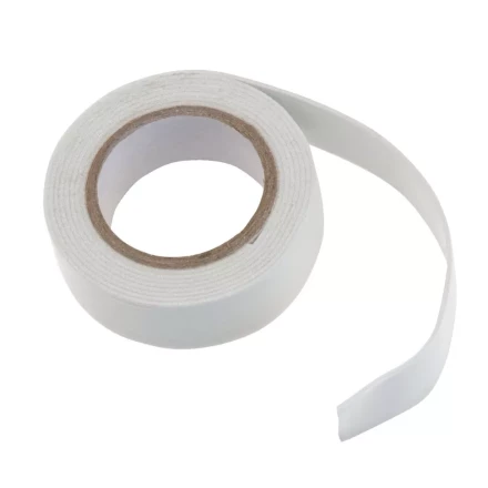 Лента клейкая на вспененной основе, двусторонняя, белая, 19 мм х 1.5 м Matrix 89079 купить в Губкинске