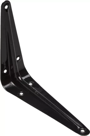 Уголок-кронштейн STAYER &quot;MASTER&quot;, 125х100мм, черный 37401-4 купить в Губкинске