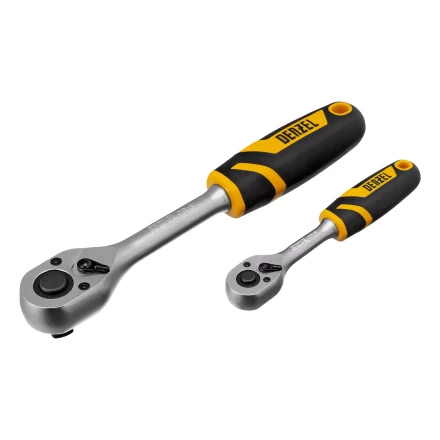 Набор инструментов Denzel 15804, 1/2&quot;, 1/4&quot;, CrV, S2, пластиковый кейс, 122 предмета купить в Губкинске