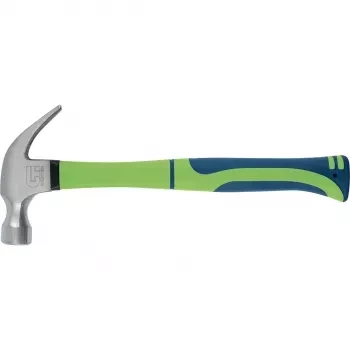 Молоток-гвоздодер с фибергласовой обрезиненной рукояткой 450г СИБРТЕХ 10442 купить в Губкинске