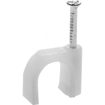 Скоба-держатель для круглого кабеля, с оцинкованным гвоздем, 14 мм, 50 шт, STAYER Master 4510-14 4510-14 купить в Губкинске