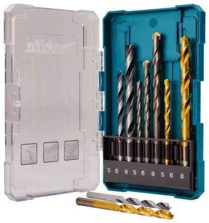 Набор сверл по металлу, дереву и бетону Makita D-71962 купить в Губкинске
