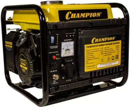 Бензогенератор инверторный CHAMPION IGG1200 купить в Губкинске