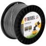 Леска для триммера двухкомпонентная квадрат, 2,4мм х 175м, на DIN катушке EXTRA CORD// Denzel 96818 купить в Губкинске