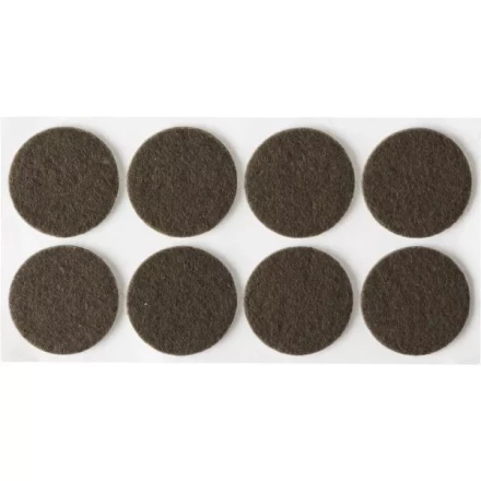 Накладки STAYER &quot;COMFORT&quot; на мебельные ножки, самоклеящиеся, фетровые, коричневые, круглые - диаметр 25 мм, 8 шт 40910-25 купить в Губкинске