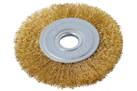 Щётка для УШМ Вихрь плоская, латунированная, 125 мм 73/1/3/45 купить в Губкинске