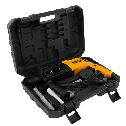 Перфоратор электрический RHH-800-26  SDS-plus 800 Вт 3 Дж  3 плюс 1 режим Denzel 26607 купить в Губкинске