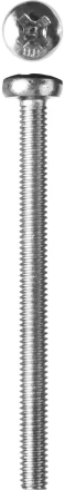Винт ЗУБР &quot;МАСТЕР&quot; DIN 7985, класс прочности 4.8, оцинкованный, M4x50мм, 5кг 303150-04-050 купить в Губкинске