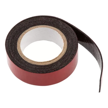 Лента клейкая на вспененной основе, двусторонняя, черная, 19 мм х 1.5 м Matrix 89085 купить в Губкинске