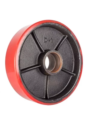 Колесо полиуретановое 200х50 мм без подшипника для тележек гидравлических BF/WB/RHP 1001014 купить в Губкинске