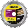 Пильный диск "Laminate line" для ламината, 235x30, 64Т, STAYER 3684-235-30-64 купить в Губкинске