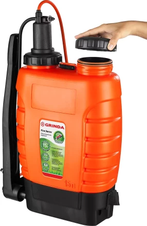 Опрыскиватель садовый GRINDA &quot;Fine Spray&quot;, ранцевый, телескопический удлинитель, 15л 425216 купить в Губкинске