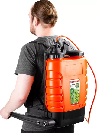 Опрыскиватель садовый GRINDA &quot;Fine Spray&quot;, ранцевый, телескопический удлинитель, 15л 425216 купить в Губкинске