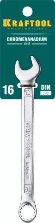Ключи комбинированные KRAFTOOL, Cr-V, DIN 3113 27079-16 купить в Губкинске