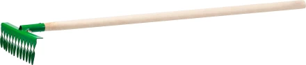 Грабли РОСТОК садовые с черенком, 12 витых зубцов 421900-12 купить в Губкинске