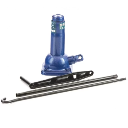 Домкрат механический бутылочный 2 т h подъема 270–485 мм домкрат ручка Stels 50105 купить в Губкинске