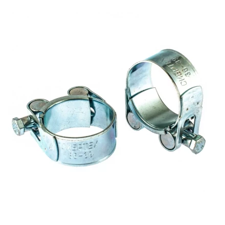 Хомуты металлические силовые 36-39 мм ширина 20 мм шарнирный W1 2 шт Сибртех 47523 купить в Губкинске