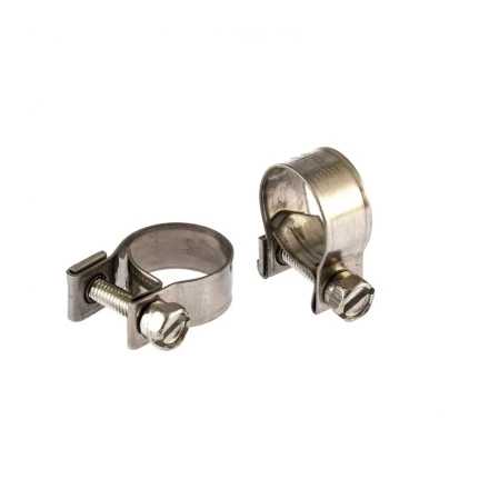Хомуты металлические MINI 14-16 мм ширина 9 мм винтовой W4 2 шт Сибртех 475053 купить в Губкинске