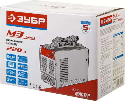 Сварочный инвертор ММА ЗАС-М3-220 серия МАСТЕР купить в Губкинске