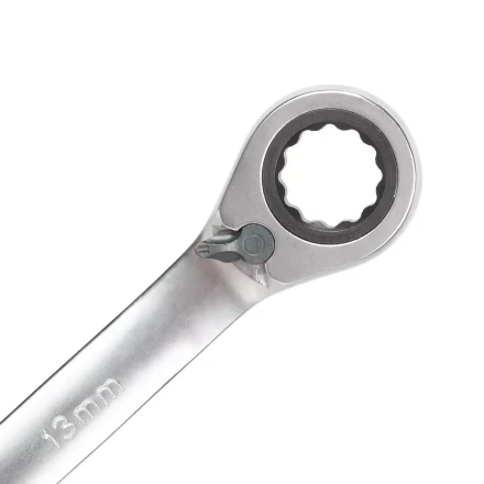 Набор гаечных комбинированных трещоточных ключей КВТ НТКП-6 (8–17 мм), 6 шт., с переключателем реверса (91952) купить в Губкинске