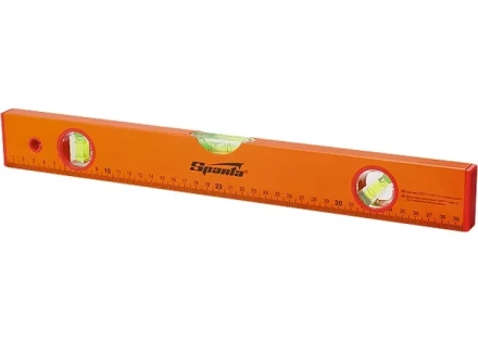 Уровень алюминиевый 400 мм 3 глазка желтый. линейка  SPARTA 330205 купить в Губкинске