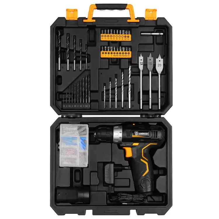 Дрель аккумуляторная в наборе DEKO GCD12DU3 SET5, 063-4148 купить в Губкинске