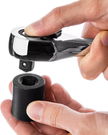 Трещотка для торцовых головок KRAFTOOL &quot;EXPERT&quot;, Сr-V сталь, 72 зубца, цельнометаллическая, 1/2&quot; 27793-1/2_z02 купить в Губкинске