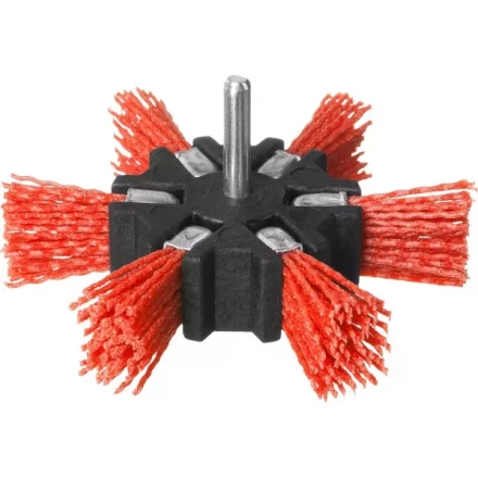 ЗУБР &quot;ПРОФЕССИОНАЛ&quot;. Щетка дисковая &quot;звезда&quot; для дрели, нейлоновая проволока с абразивным покрытием, 100мм 35163-100_z02 купить в Губкинске