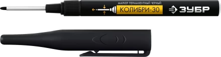 ЗУБР Колибри-30 черный, наконечник L 30 мм,  2.8 мм, перманентный маркер для отверстий (06338-2) купить в Губкинске