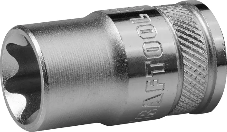 Торцовая головка KRAFTOOL "INDUSTRIE QUALITAT", Cr-V, внешний TORX, хромосатинированная, 1/2", Е 16 27810-16_z01 купить в Губкинске